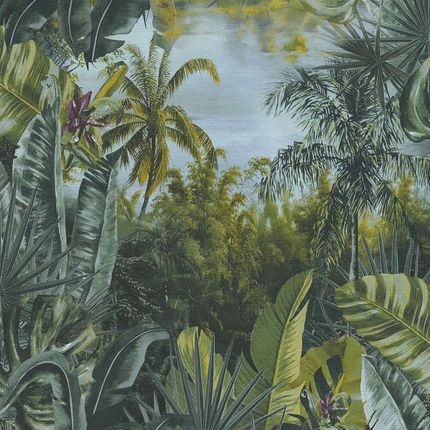 Tropikalne liście, Palmy, TAPETA-flizelina-AS...