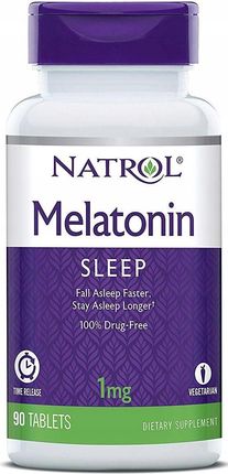 Tabletki Natrol Melatonina 1 mg 90 szt.