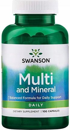 Swanson Multi and Mineral witamina 100 kaps.