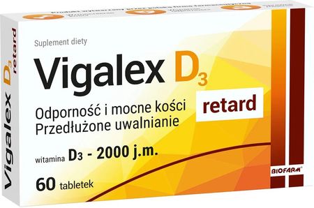Vigalex D3 2000 j.m. Retard 60 tabl