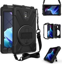 D-Pro 360 Armor etui pancerne z uchwytem na rękę i paskiem na ramię do Samsung Galaxy Tab Active 3 (SM-T570/T575/T577)
