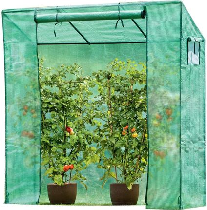 Szklarnia ogrodowa do ogórków i pomidorów 198 x 78 x 180 - 200