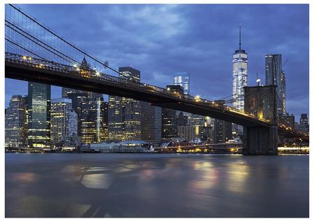 Fototapeta 3D most Nowy Jork noc 368x254 F00631