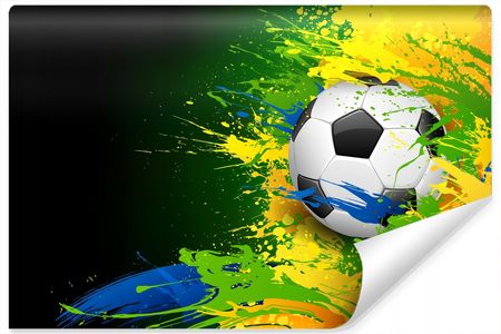 Fototapeta 3D Kolorowa Piłka dla Młodzieży 270x180