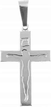 Krzyż srebrny 925 Krzyżyk prezent Chrzest Komunia