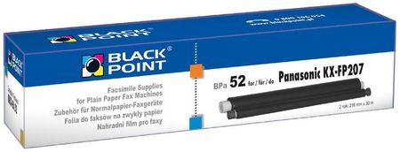 Black Point Folia Panasonic Kx-Fa52E Ink-Film Zam. Blackpoint Do Kx-Fp207, Kx-Fp218,Kx-228,Kx-258