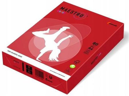 Mondi Papier Maestro A4 80G Czerwony Koralowy Co44