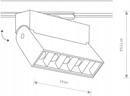 Nowodvorski Lampa Na Szynoprzewód Profile Focus Led 4000K 7622 Lighting - zdjęcie 4