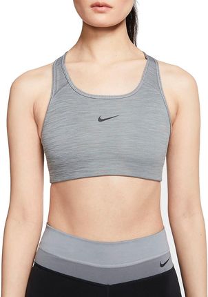 Nike Biustonosz Dri Fit Swoosh Women S Medium Support 1 Piece Pad Sports Bra Szary