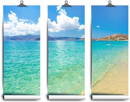 Fototapeta Lateks Grecja Plaża 104x70 + Klej