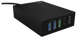 Icy Box Zasilacz Uniwersalny 65W (3Xusb-A 1Xusb-C)-