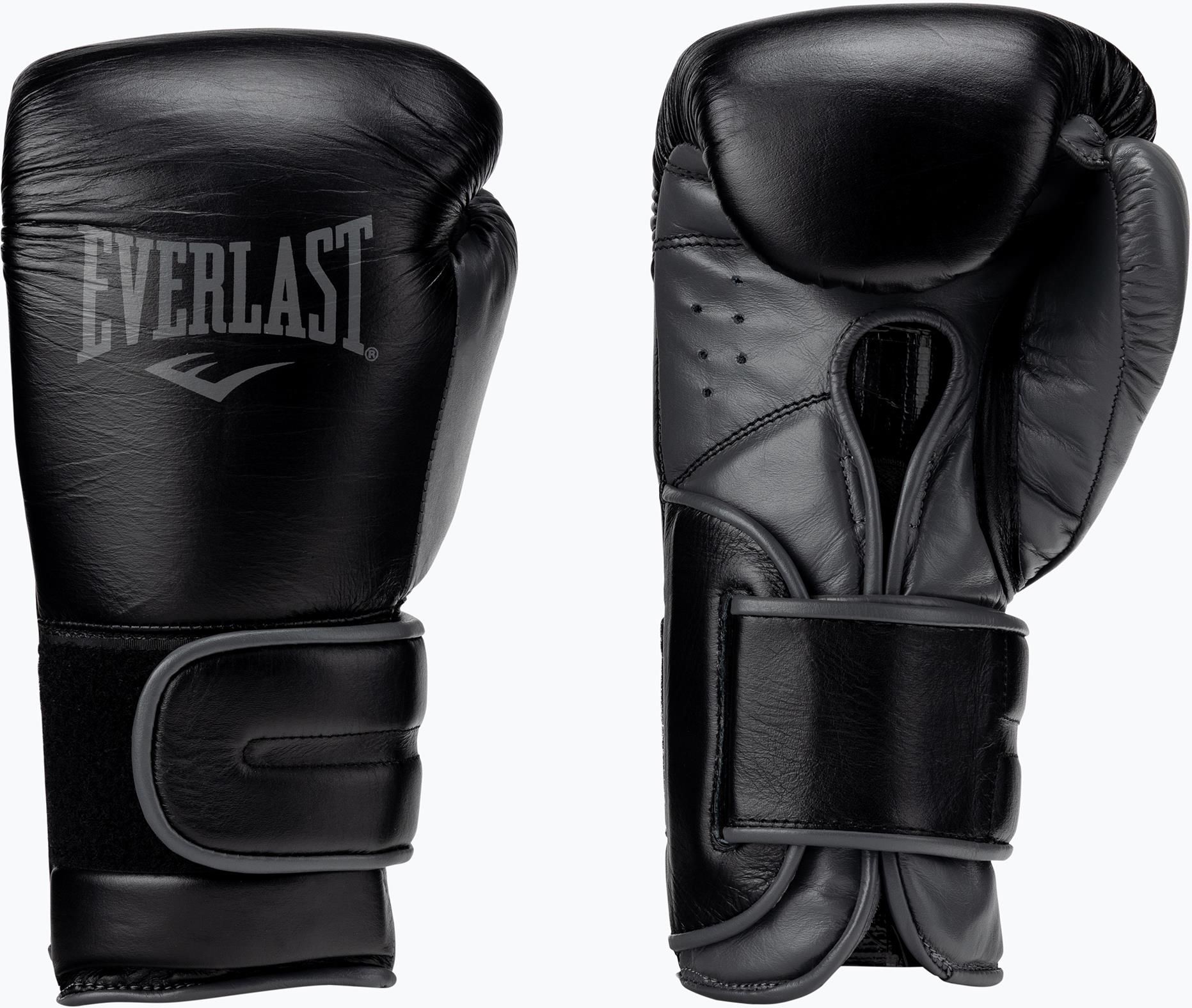 Everlast Rękawice Power Lock 2 Premium Skóra Czarny - Ceny i
