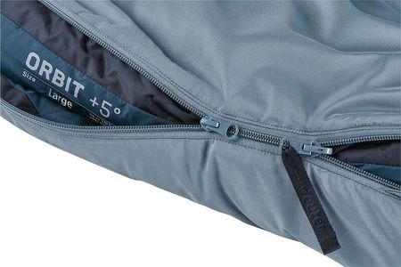 Deuter Orbit +5° Sleeping Bag Long Szary Niebieski Left Zipper