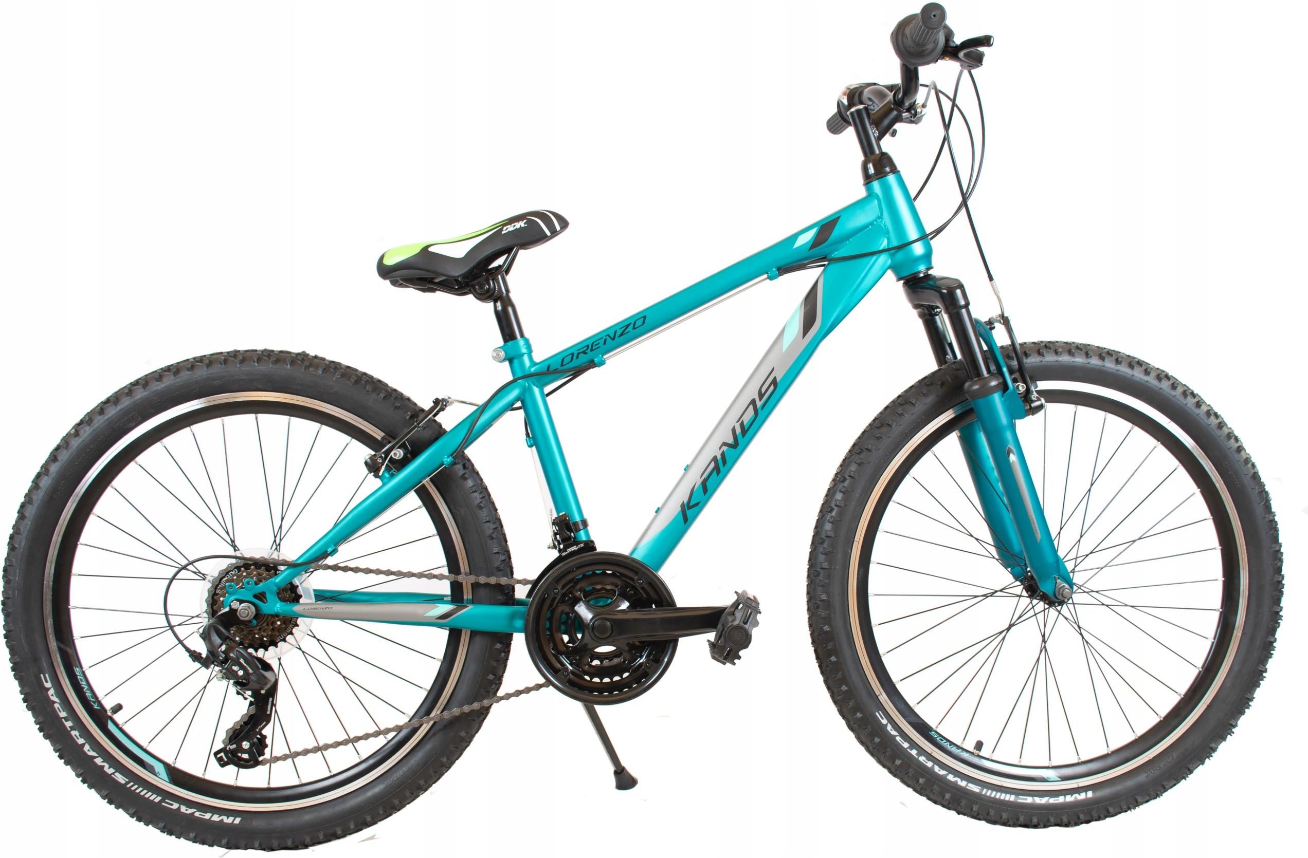 Hurtex Kands Lorenzo Turkusowy 24 2022 Rowery Górskie Dziecięce