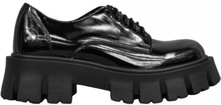 Półbuty Altercore DEIDRA Black Patent VEGAN