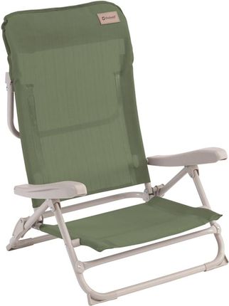 Outwell Składane Krzesło Plażowe Seaford Zielone