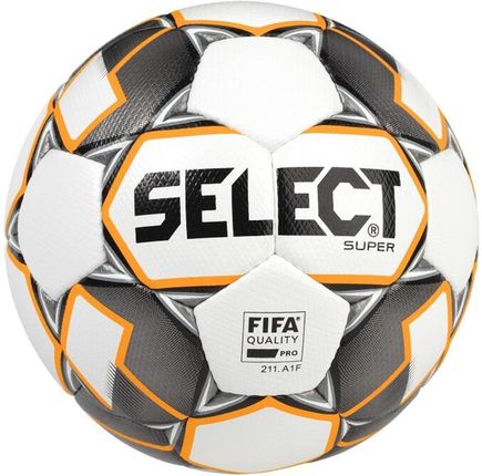 Select Balon Fifa Super Biały Pomarańczowy Żółty
