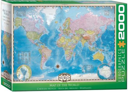 Eurographics Puzzle 2000El. Map Of The World