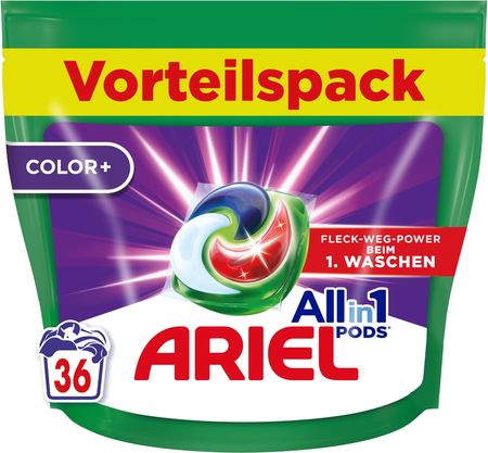 Ariel All-in-1 PODS Color + Kapsułki z płynem do prania, 36 prań