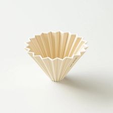 Origami Ceramiczny Dripper M Beżowy matowy