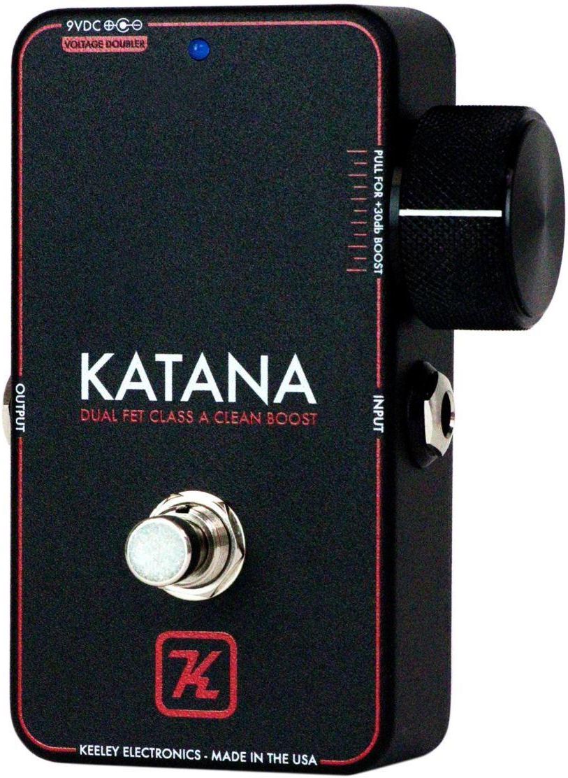 Keeley Katana - Custom Black Special Edition - Clean Boost