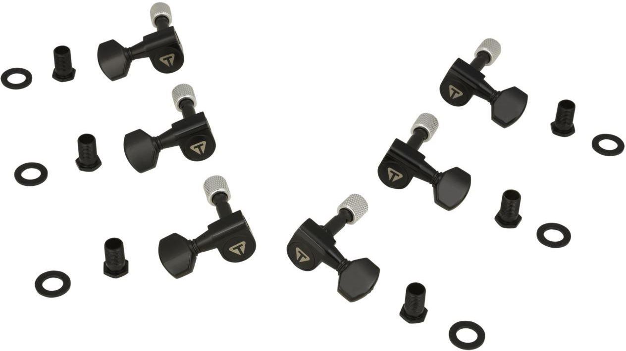 Traveler Guitar Guitar Locking Tuner Set, 3+3 Black Ceny i opinie