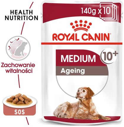 Royal Canin Medium Ageing 10+ 10x140G