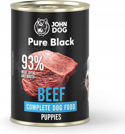 John Dog Pure Black Junior Wołowina 400G