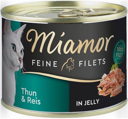 Miamor Feine Filets w galarecie  Tuńczyk z ryżem 12x185g