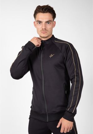 GORILLA WEAR Wenden Track Jacket - Czarno/Złota bluza męska - Czarny, Ochra, Żółty