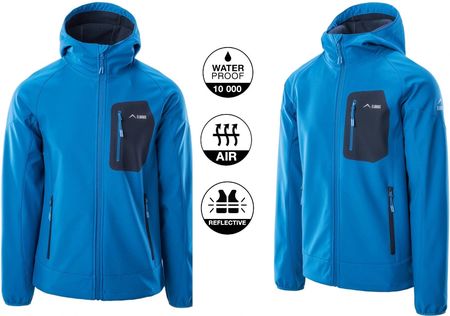 Kurtka męska Elbrus softshell niebieski sete L