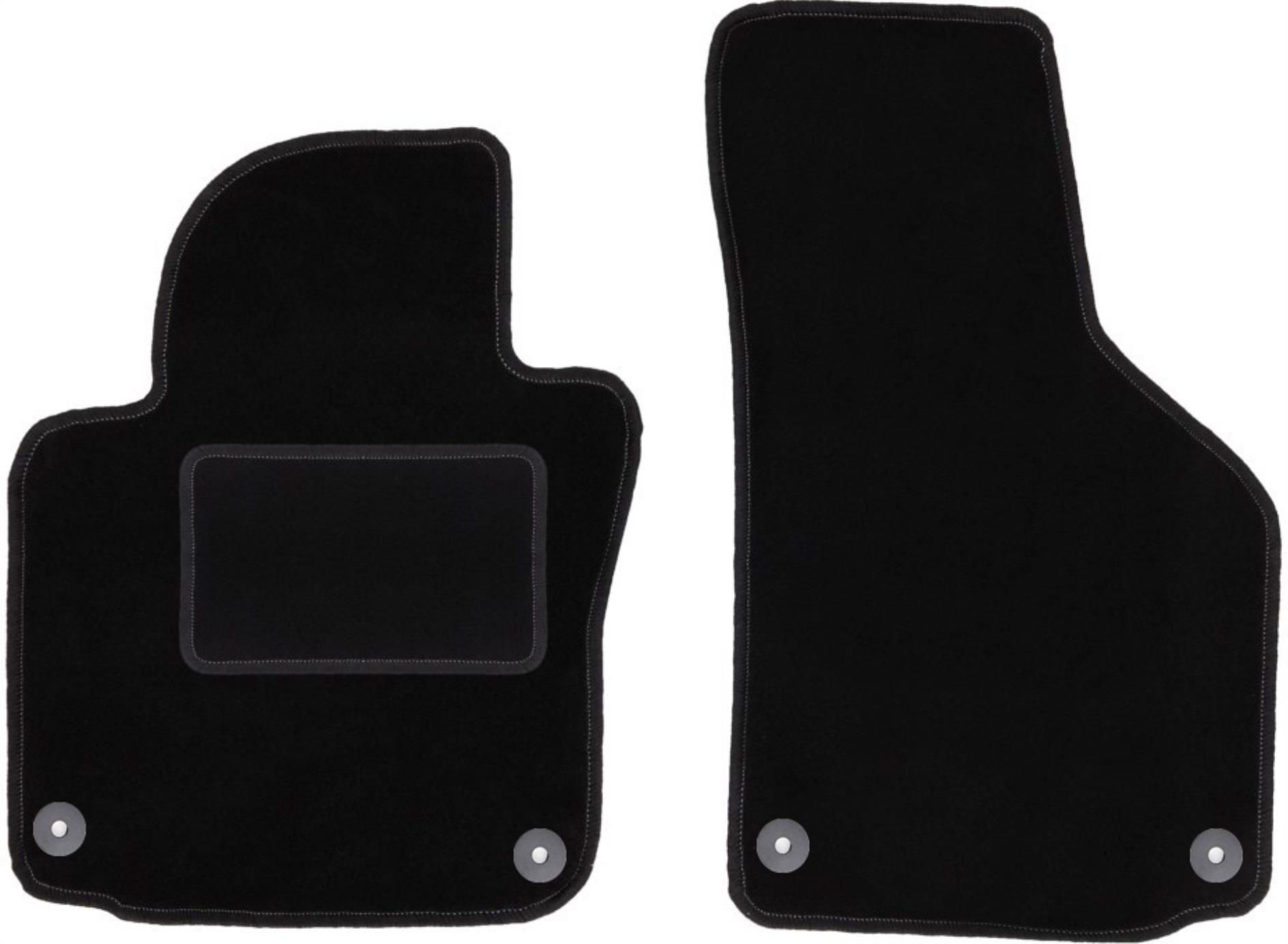 Wielganizator Tapis conducteur Noir Ajustement adapté pour Citroën DS3 Hatchback