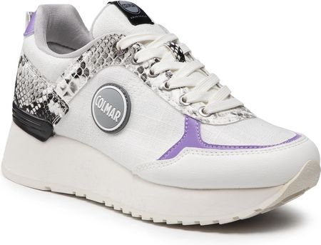 Sneakersy COLMAR - Travis Enigma High Outsole 116 White/Purple