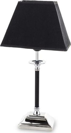Art-Pol Lampa metalowa czarno-srebrna stołowa H: 48 cm 