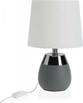 Bigbuy Home Lampa stołowa Lampa stołowa Szary Metal (18 29 18 cm) 