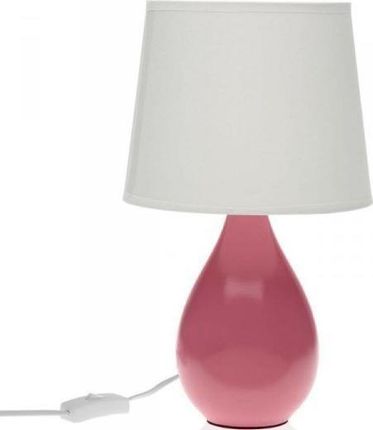 Bigbuy Home Lampa stołowa Lampa stołowa Roxanne Różowy Ceramika (20 35 20 cm) 