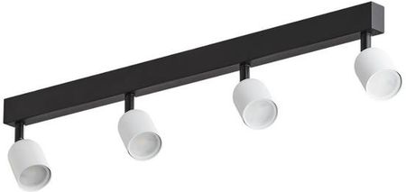 Tk-Lighting Tk Lighting Lampa Sufitowa Top Black White 6268 4X Gu10 | Czarny Biały 