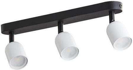 Tk-Lighting Tk Lighting Lampa Sufitowa Top Black White 6267 3X Gu10 | Czarny Biały 