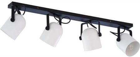 Tk-Lighting Tk Lighting Lampa Sufitowa Spectra Black White 3492 4X E27 | Czarny Biały 