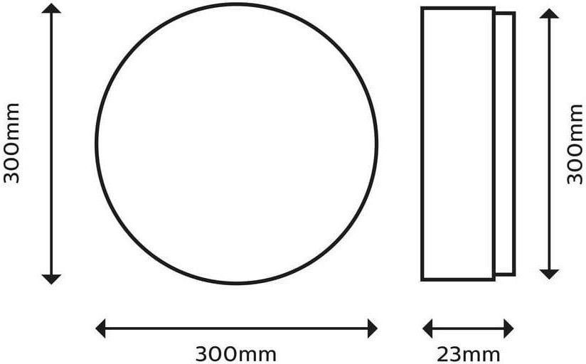 Philips - Plafón LED regulable CLEAR 1xLED/15W/230V 2700K