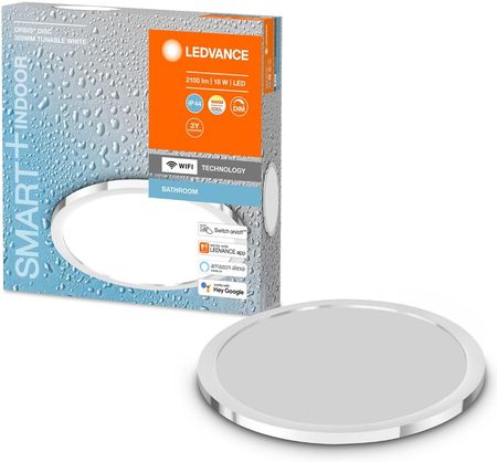 Ledvance Plafon Led Lampa Łazienkowa Orbis Disc 18W 2100Lm Ciepła Zimna 30Cm Smart+ Wifi 