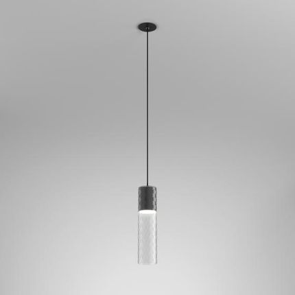 Aqform Lampa Wisząca Modern Glass Tube Led G/K Kol. Czarny 4000K Tr (59833-M940-D9-00-12) - - (59833M940D90012)