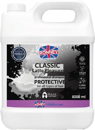 Ronney Classic Latte Szampon Ochronny Do Włosów 5000 ml