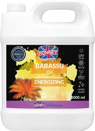 Ronney Babassu Oil Szampon Energetyzujący Do Włosów 5000 ml