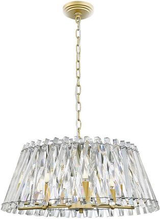 Zuma Line Lampa wisząca MIRABELL P0465-06K-V7V7 dekoracyjna oprawa z kryształkami z wykończeniem złotym (3064023047)