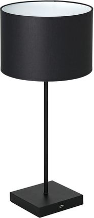 Luminex Table lamp USB czarny/biały (908)
