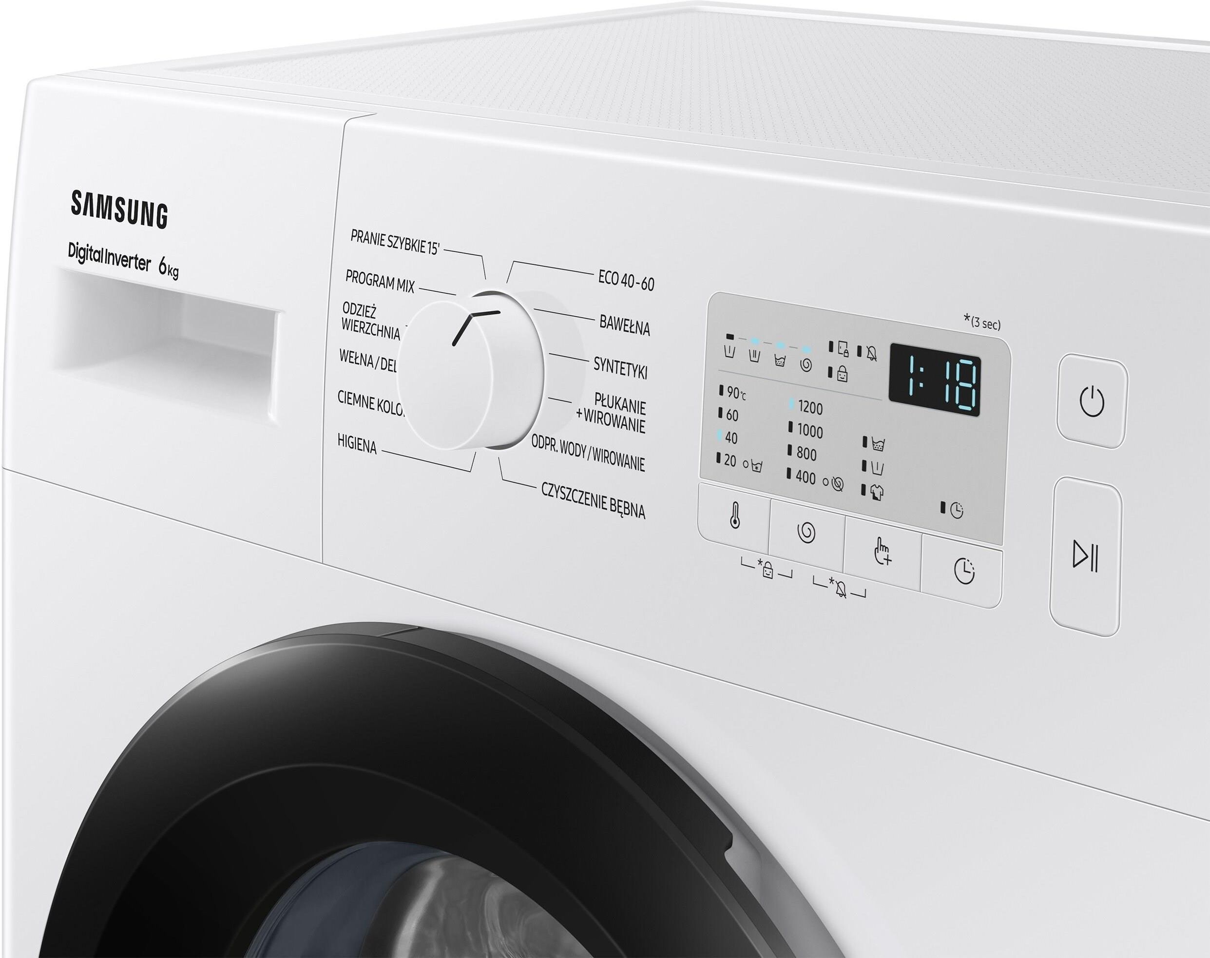 Samsung WW60A3120BH - zdjęcie 1 Samsung WW60A3120BH