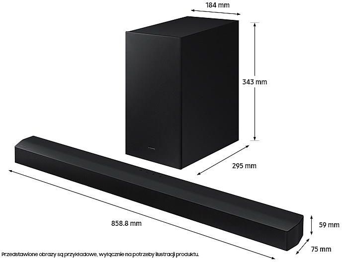 Soundbar Samsung HWB450 Czarny Opinie i ceny na Ceneo.pl