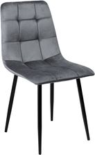 Zdjęcie Ehokery Krzesło Aksamitne Denver Velvet Grafitowe 3023 - Libiąż