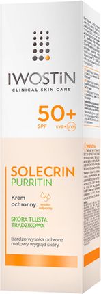 Iwostin Solecrin Purritin krem ochronny do twarzy SPF50+ 50 ml
